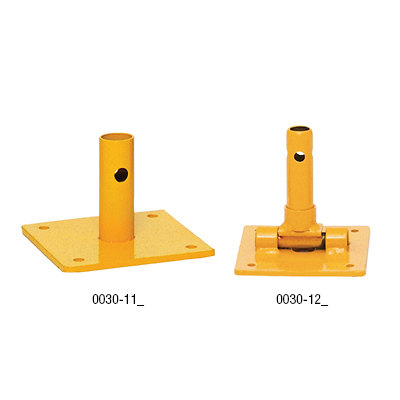 Scaffold base plates scaffold base rubber pads
