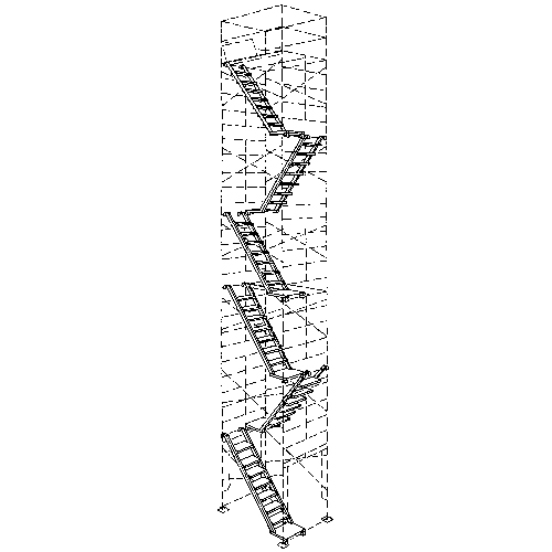 scaffold stair tower components