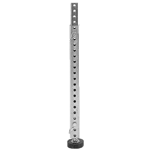 Galvanized legs with base pads