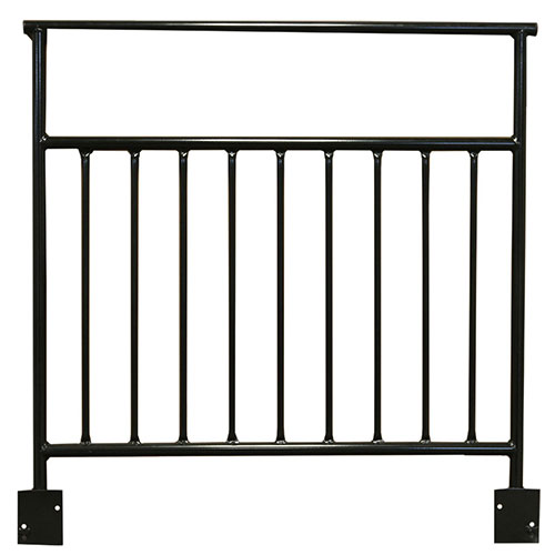 ST8100 Guard Rails Square Corners With Window